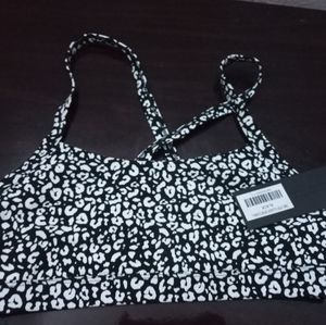 Whitefoxboutique active cheetah print sports bra